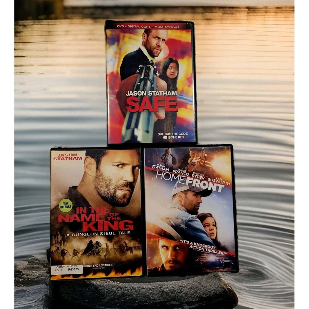 JASON STATHAM  3PK! HOMEFRONT, SAFE. & NAME OF THE KING! ACTION-PACKED!! AWESOME
